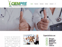 Tablet Screenshot of ciempre.com.mx